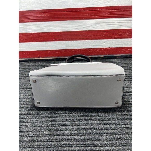 Kate Spade Staci Colorblock Medium Satchel Nimbus Tote Purse Gray Grey - Picture 5 of 12